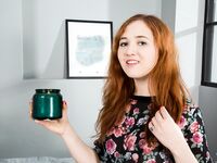 Cute Redhead Arial Enjoys Anal Play