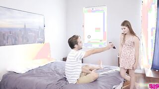 Cock-Gobbling Co-ed Alice March Is Obsessed With Her Stepbro